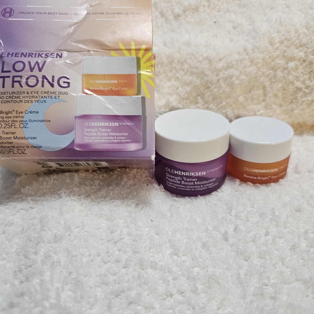 Ole Henriksen Glow Strong Mini Moisturizer & Eye Crème Duo.